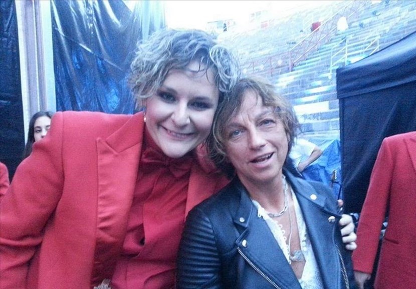 Roberta Malavolti Landi con Gianna Nannini