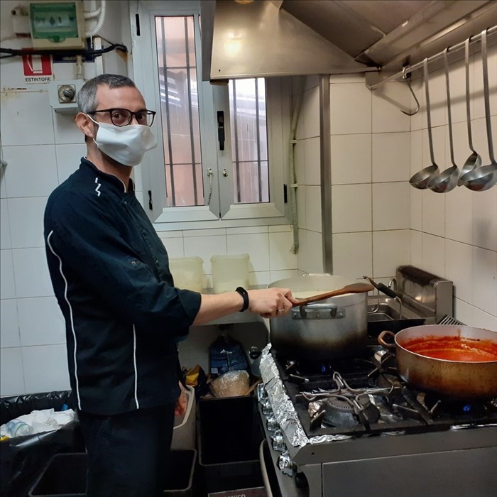 In cucina da Serafini