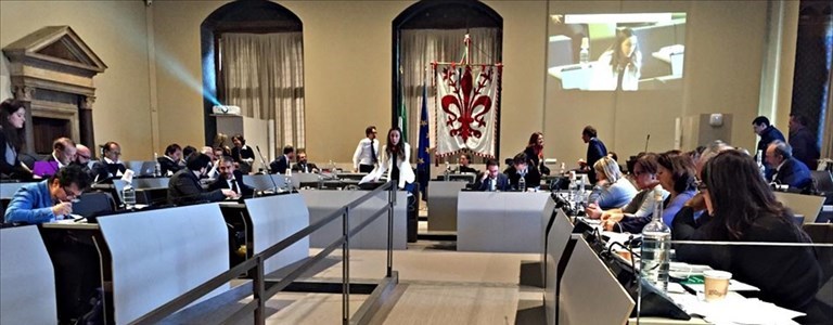 Una fase del Consiglio Comunale