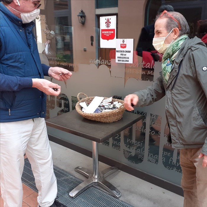 la consegna delle chiavi