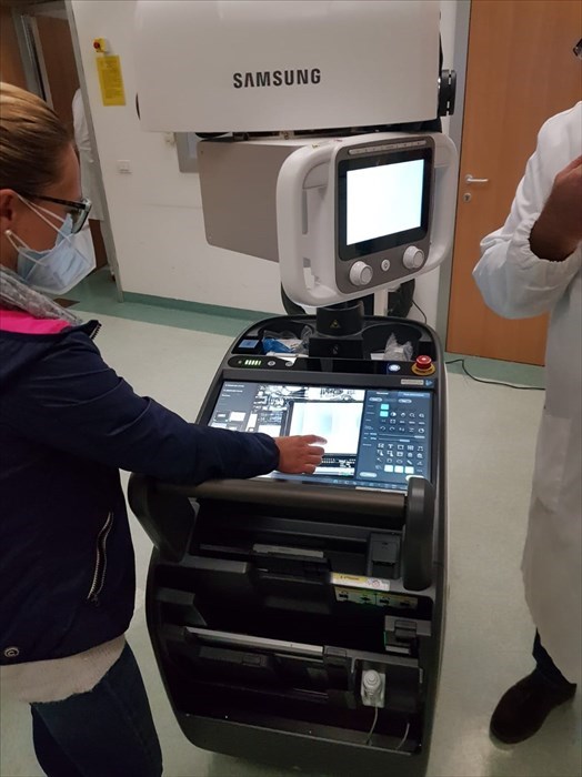 Le strumentazioni arrivate in ospedale