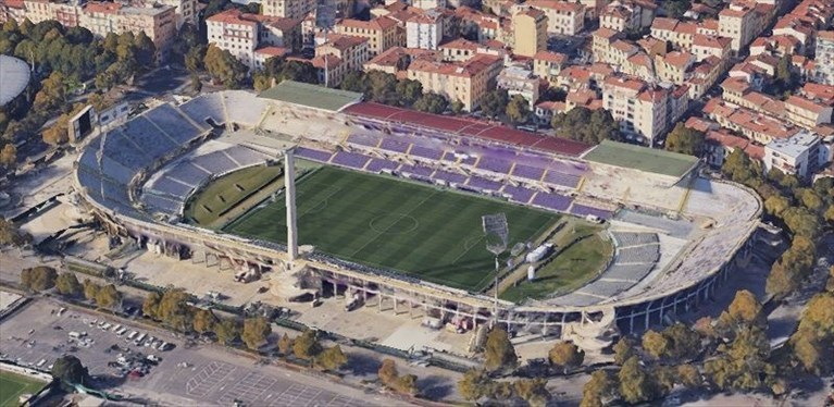 lo stadio Franchi