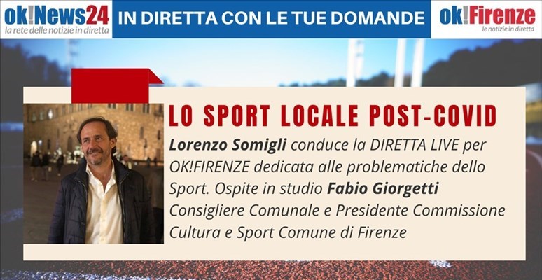 Diretta Live con Fabio Giorgetti Presidente Commissione Cultura e Sport Comune di Firenze
