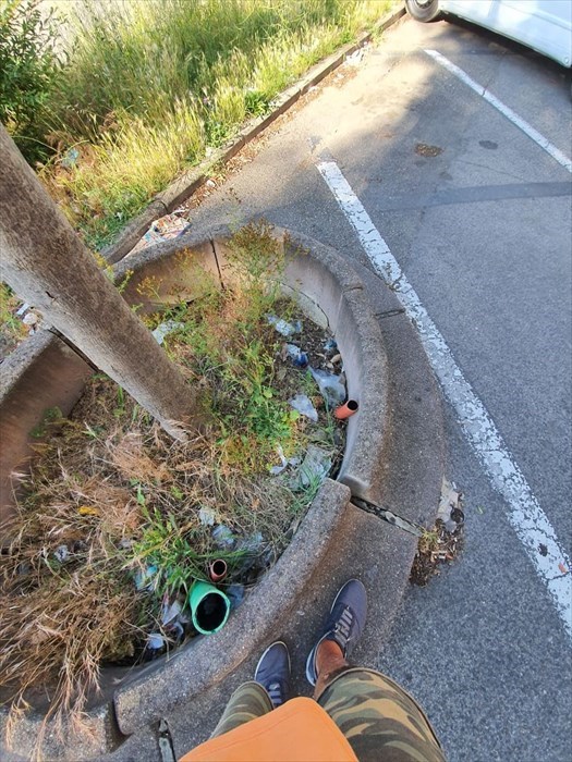 Il degrado di viale Guidoni