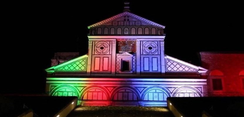 Luci a Firenze per San Giovanni