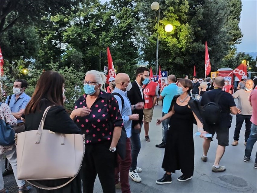 Manifestazione "Giù le mani dal Serristori" - 26 giugno 2020