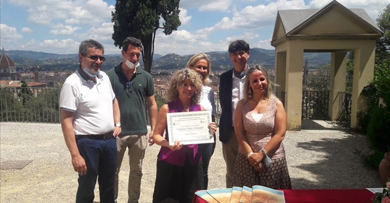 Un momento della premiazione