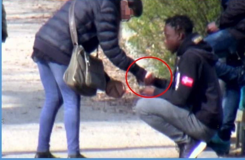 Spaccio al parco delle Cascine