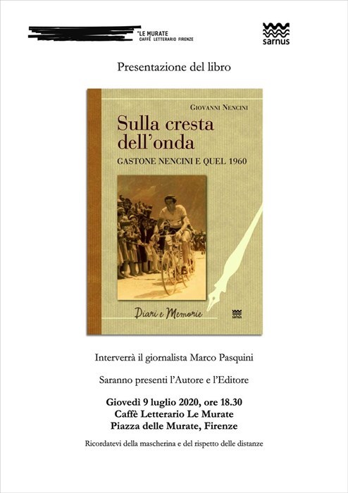 Il frontespizio del nuovo libro su Gastone Nencini