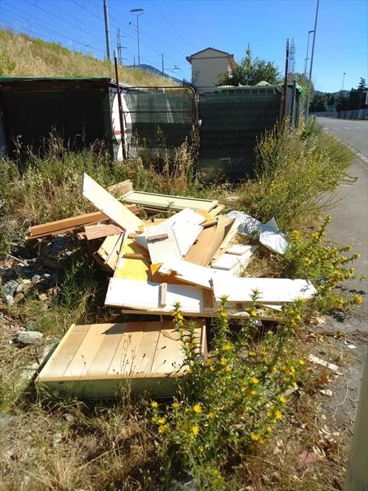 discarica a cielo aperto