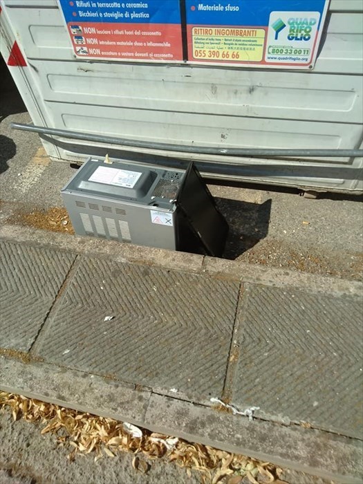 discarica a cielo aperto