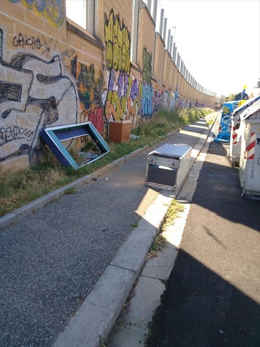 discarica a cielo aperto