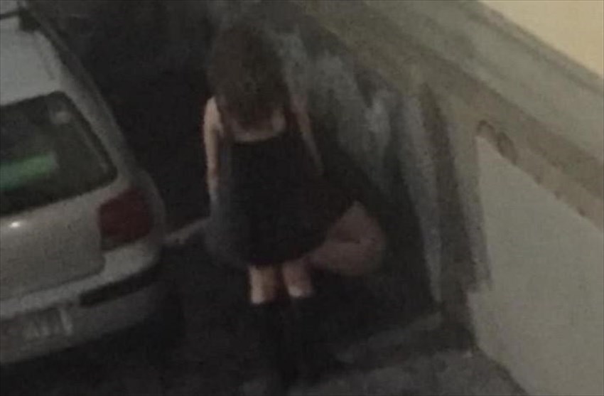 Le immagini dei residenti postate sui social