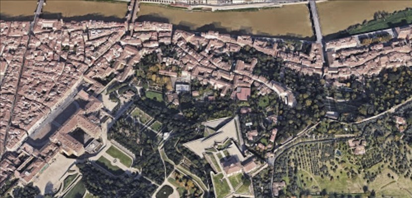 L'area della collina delle Rovinate