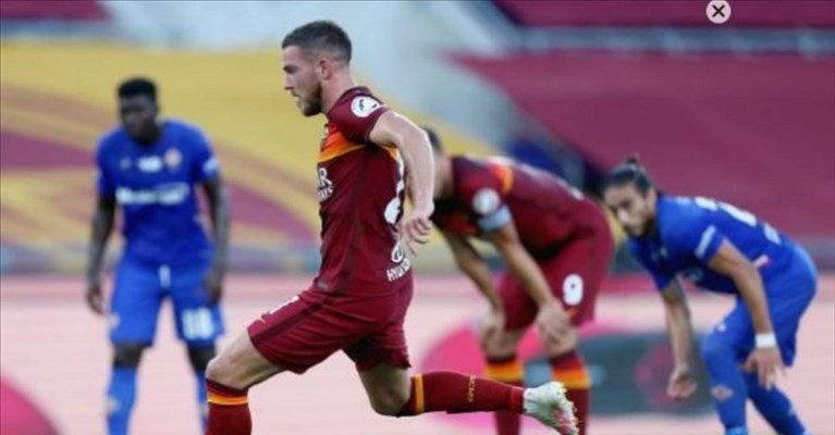 Il secondo rigore calciato da Lirola