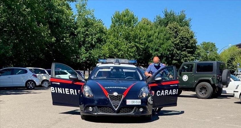 I Carabinieri sul posto