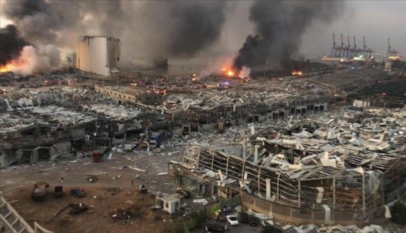 Beirut dopo l'esplosione