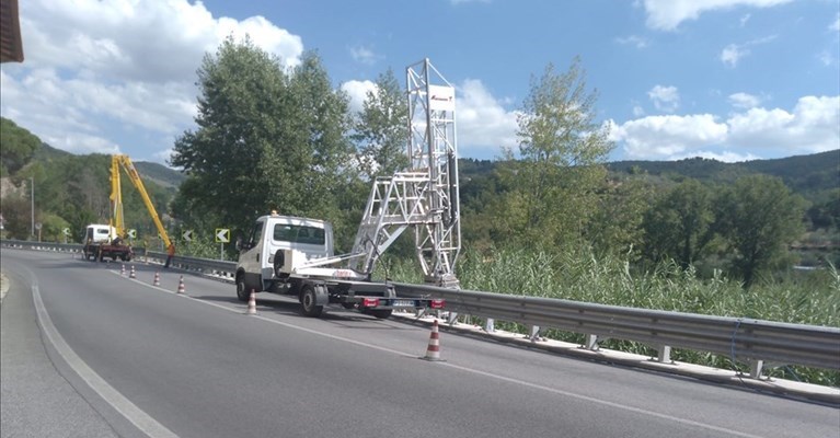 I lavori in via Aretina
