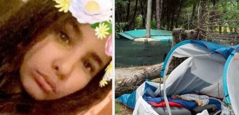 La ragazzina deceduta e l'area posta sotto sequestro