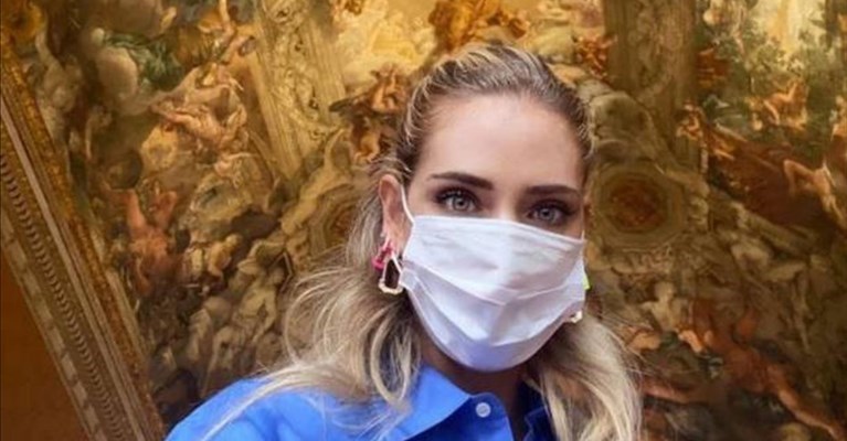 Chiara Ferragni in visita a Roma