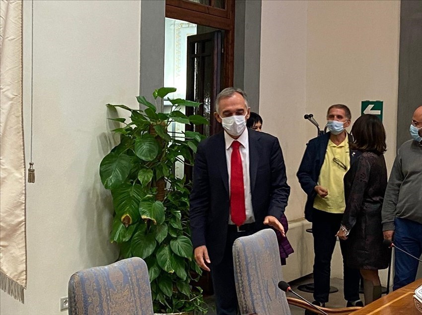 La cerimonia di proclamazione di Eugenio Giani