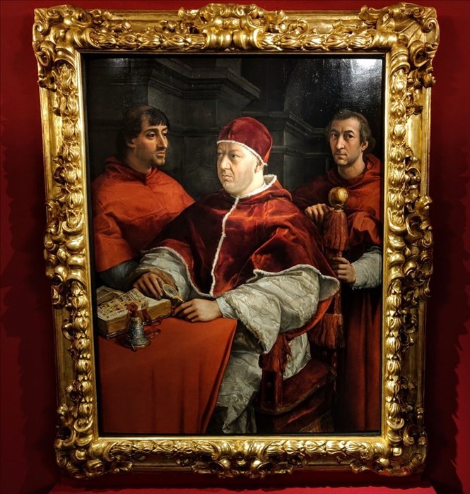 l'opera esposta a Palazzo Pitti