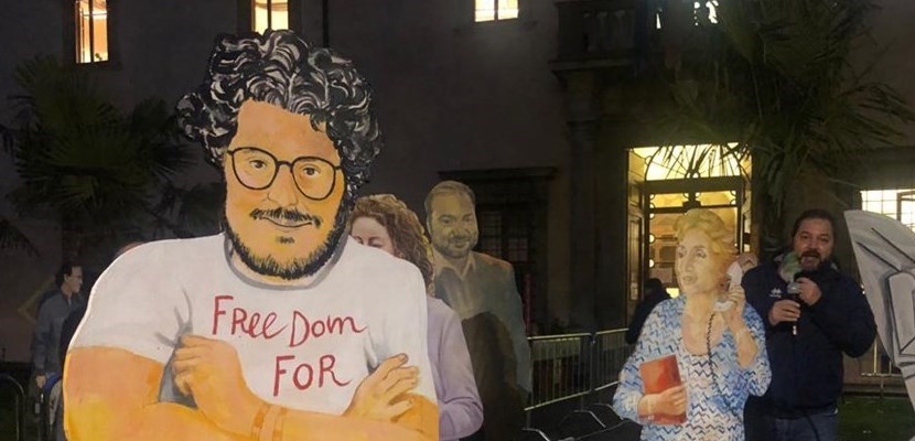 Patrick Zaki nel presepe del Quartiere 2