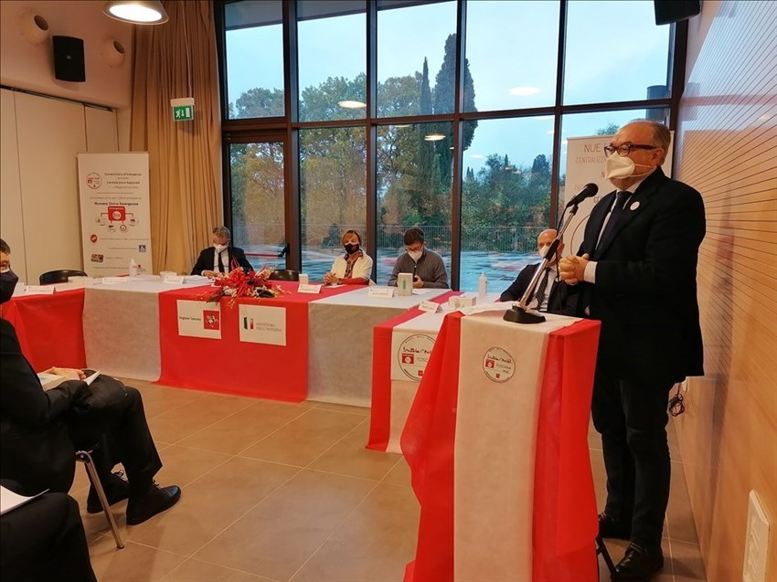 il direttore Morello in conferenza stampa