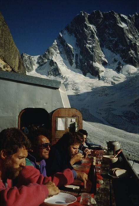 Al rifugio il giorno prima