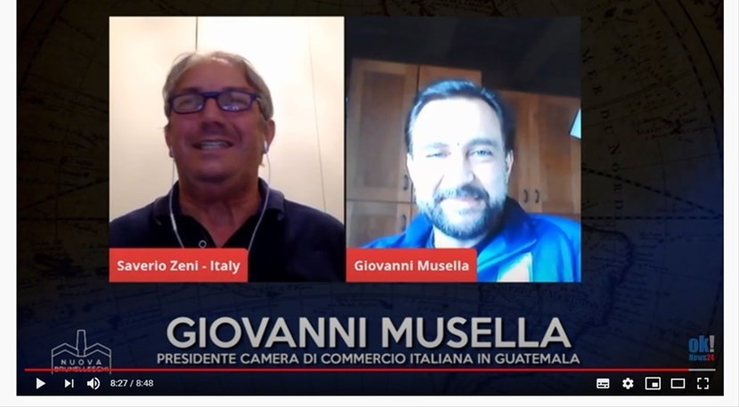 Nuova Brunelleschi, intervista al Presidente della Camera di Commercio italiana in Guatemala