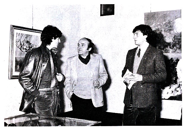 Enrico Visani i con Renzo Bonoli si racconta fra arte e sport