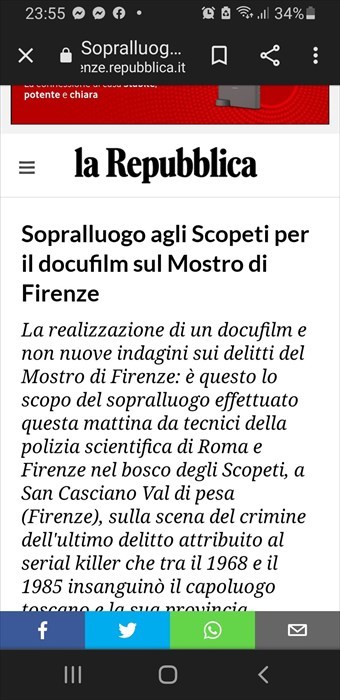 Indagini Mostro di Firenze