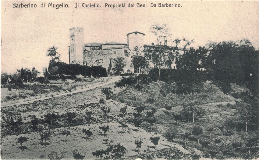 Barberino, il castello. Veduta