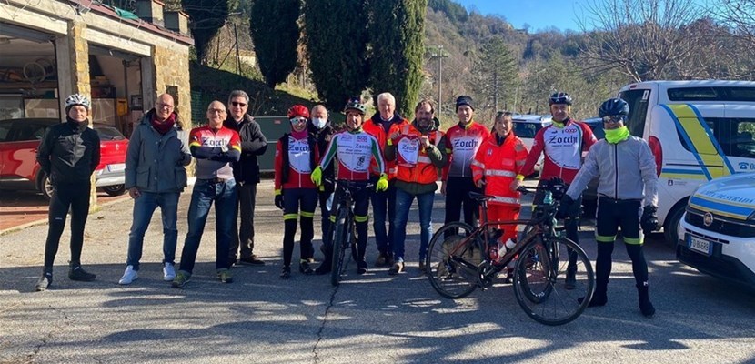 Danni grandine. Dai ciclisti di Quelli di Pratolino 1330 euro per Bivigliano