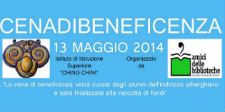 'Una nota per... Panicaglia. E il 13 maggio cena di beneficenza. Info