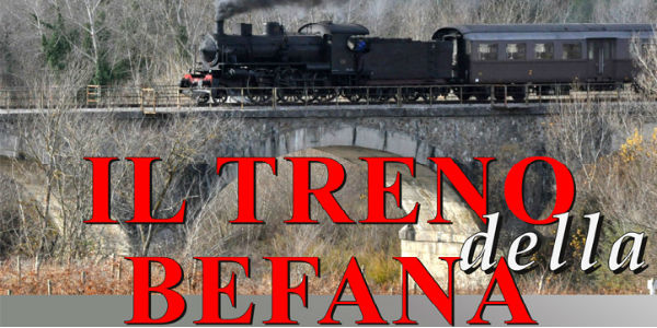Il 6 Gennaio arriva il Treno della Befana
