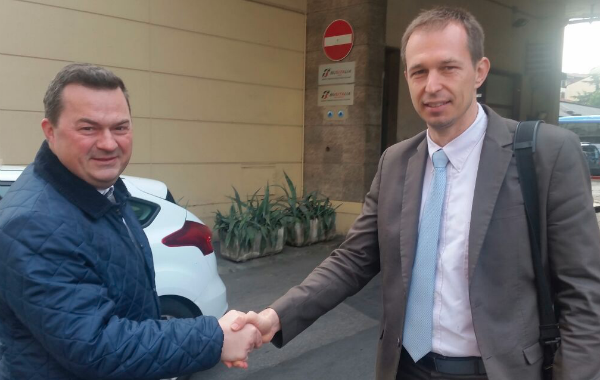 Da sinistra- Stefano Bonora (Busitalia) e Jean Luc Laugaa (Autolinee Toscane)