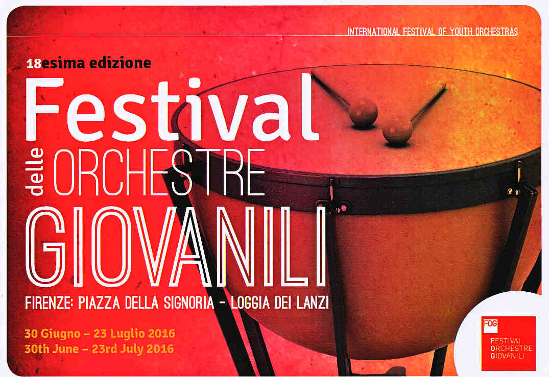 Firenze. 18° Festival Internazionale delle Orchestre Giovanili