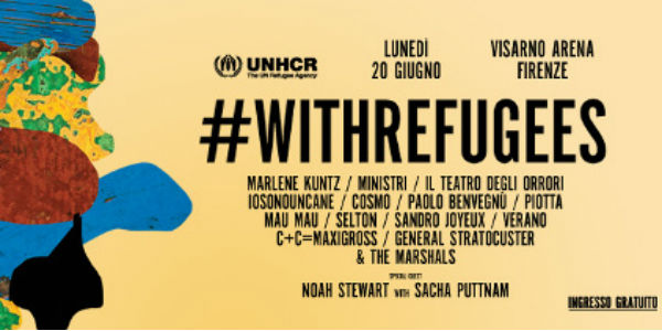 L'Indie Rock italiano sale sul palco per la Giornata mondiale del Rifugiato