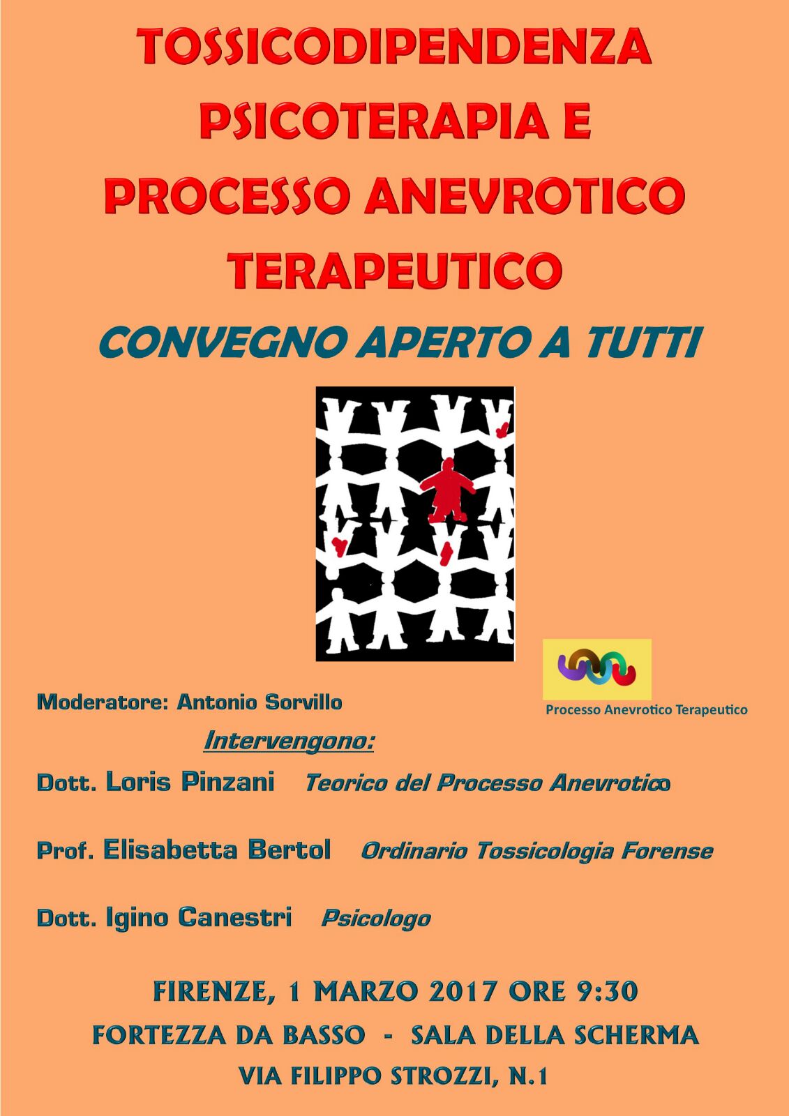 Tossicodipenza, Psicoterapia e Processo Anevrotico. Un convegno a Firenze