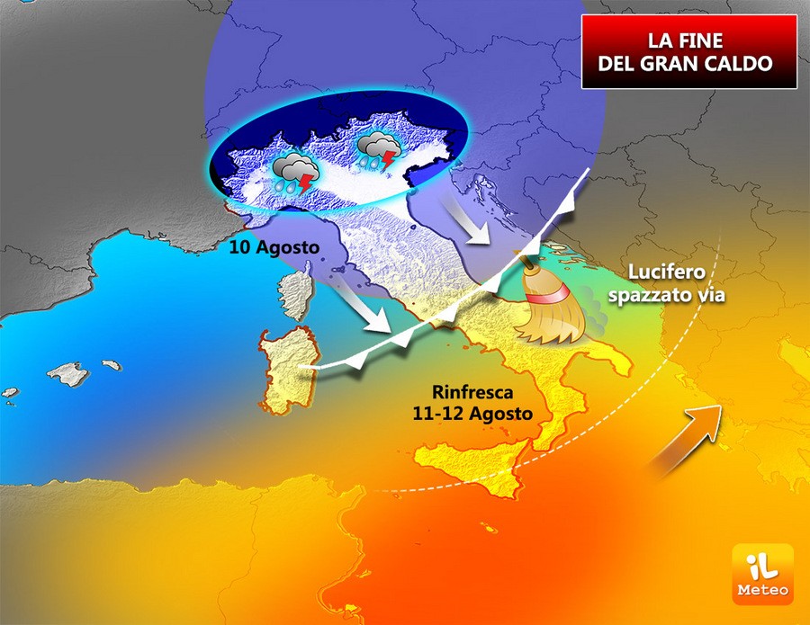 La fine del gran caldo: ecco quando e come avverrà secondo gli esperti meteo