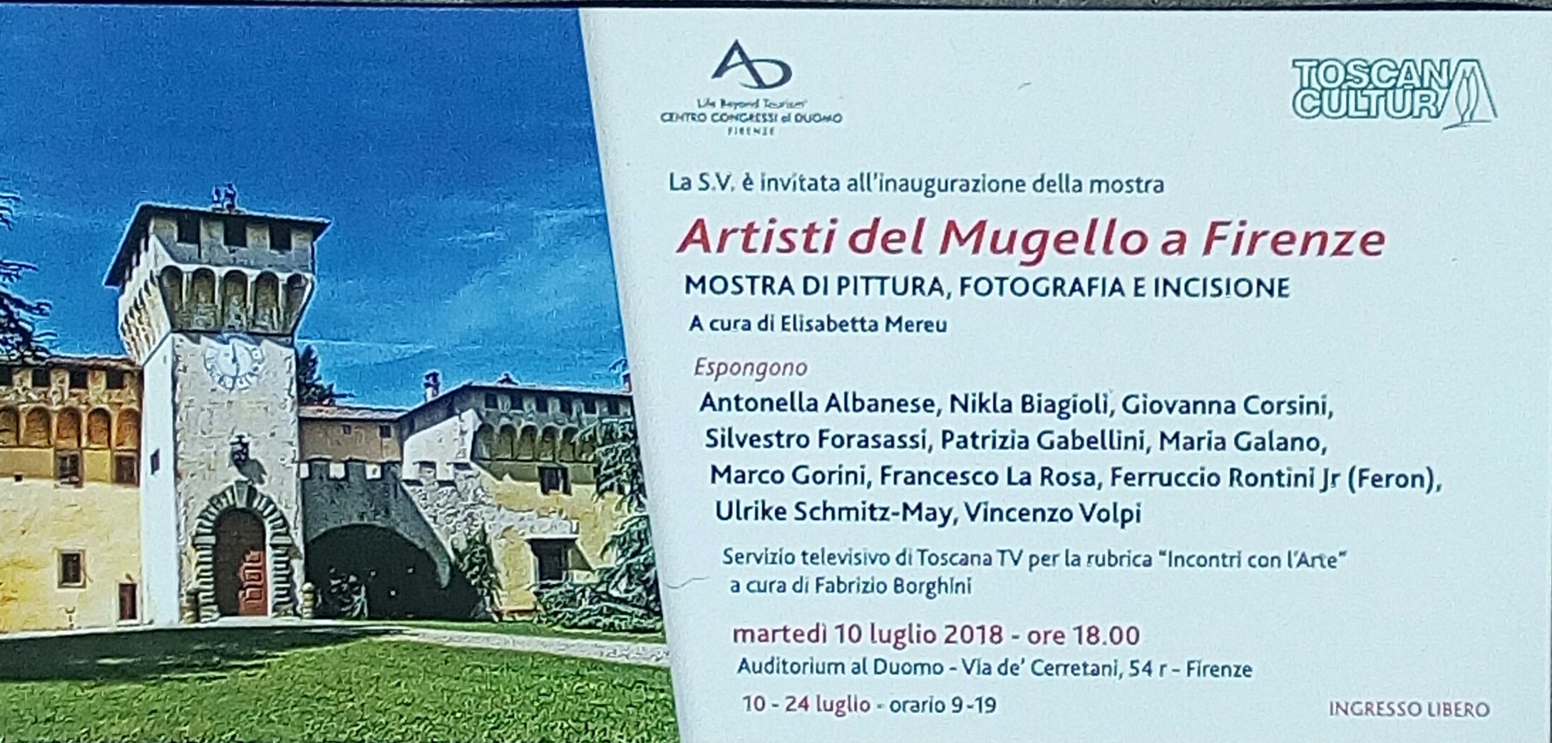 Artisti mugellani espongono a Firenze