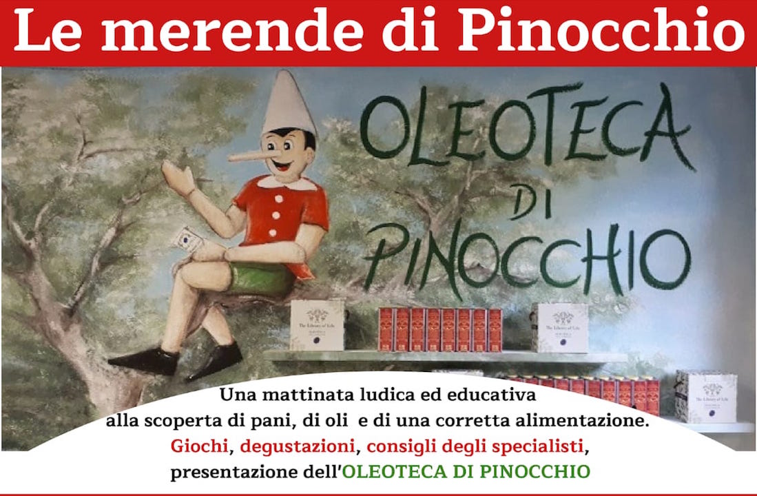 Collodi. Anche il mugellano Pasquali alla presentazione dell'oleoteca di Pinocchio