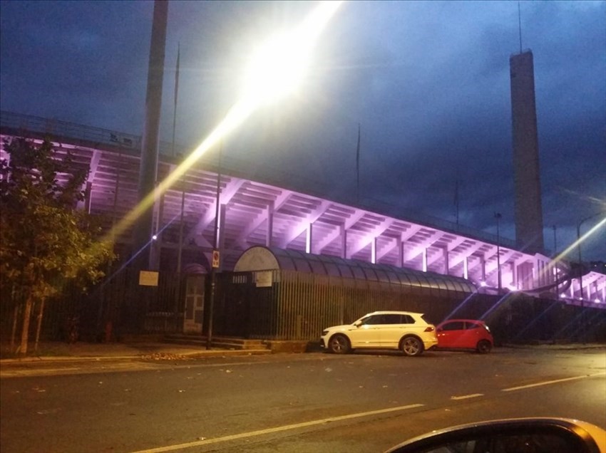 Franchi in viola il 17 novembre 2019 (giornata mondiale della prematurità)