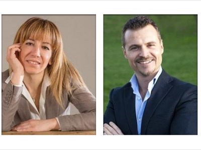 Monica Marini e Francesco Casini