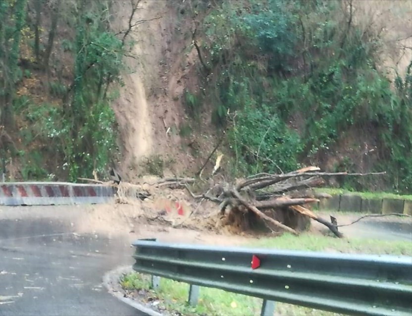 Strada di Cognorsi - Frana Comune di Reggello