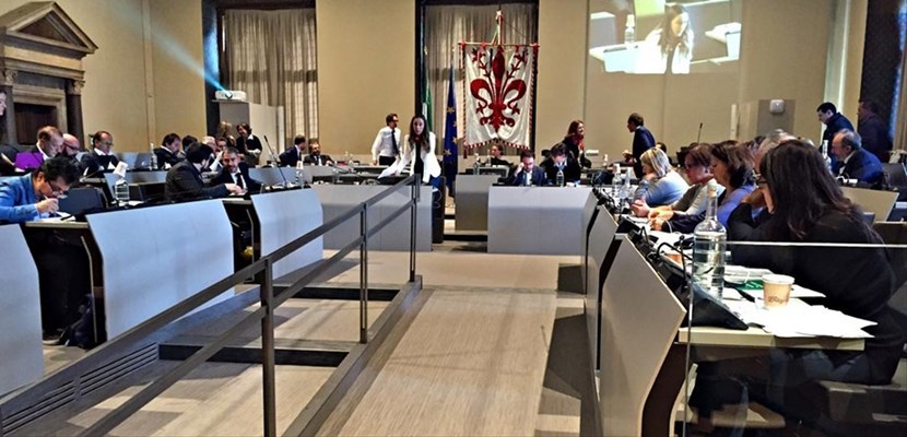 Una fase del Consiglio Comunale