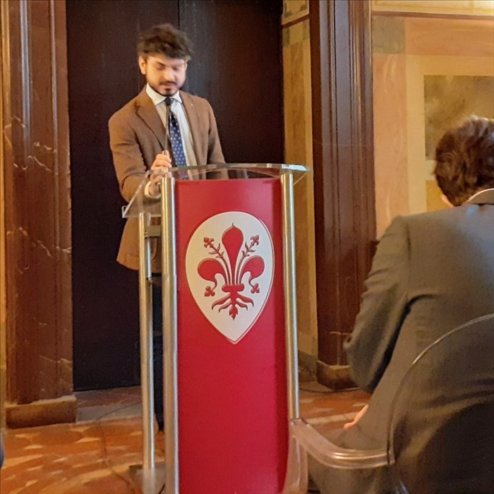 L'Assessore alla Cultura Tommaso Sacchi