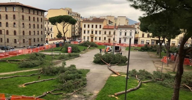 L'immagine di Piazza della Vittoria oggi