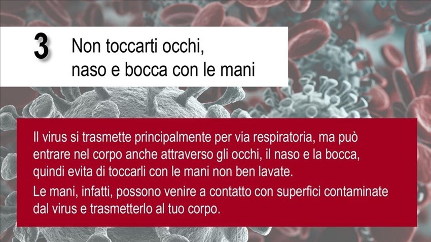 Il pieghevole con le info